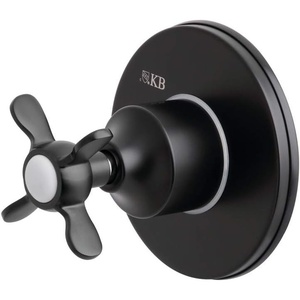 image:imageKingston Brass KS3030BEX 3Way Diverter Valve with Trim Kit Matte Black